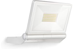 Steinel LED Outdoor Floodlight XLED ONE XL White, 42.6 W Floodlight, 4200 lm, Aluminium, for Driveway, Yard and Garden