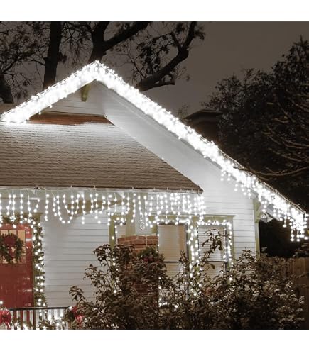 Catena Luminosa LED 30 Metri Con 1000 Led Bianchi, Impermeabile IP44, 8 Modalità E Timer, Per Esterni E Interni - 5