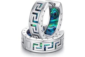 ODINSTONE Pendientes Vikingos Hombre, Plata de ley 925 Aros Vikingos Pendientes Vikingos Nórdicos Rune, joyas para hombres mujeres