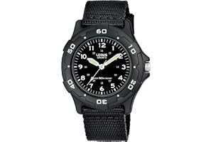 Lorus Barn – rostfritt stål och plast med textilband RRX89FX9, svart, Standard, Armband