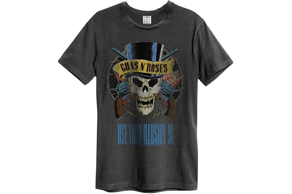 Amplified T-Shirt pour Homme Guns N Roses Use Your Illusion - Charbon