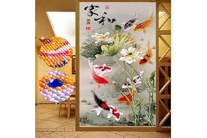 EXQULEG 5D Full Drill Diamond Painting Special Shaped Diamond Crystal Rhinestone DIY Diamond Painting for Home Textiles (B-55x120cm)