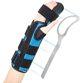 YiYame Resting Hand Splint Night Support, Carpal Tunnel Wrist Brace, Hand Splint, Wrist and Hand Support for Arthritis, Wrist