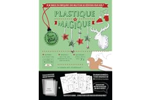 MÉGACRÉA Kit Plastique magique translucide Noel Vintage 3 p