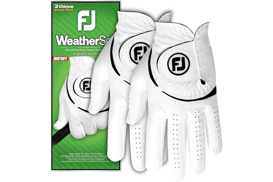 FootJoy WeatherSof Men's 2-Pack Golf Glove