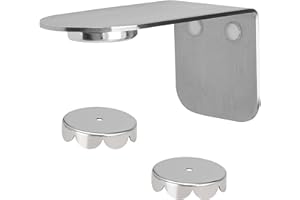 bremermann Magnetyczny uchwyt na mydło PUREZZA – swobodnie wiszące mydło za pomocą magnesu – klejenie lub wiercenie (stal nierdzewna matowa)