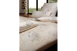 Estella Svizzera 2054 Schweizer Premium-Satin Farbe 180 Sand, 155x220cm