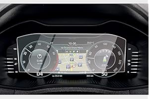 CDEFG Kompatibel mit Skoda Superb kodiaq 2019-2023 / Karoq Kamiq Octavia 4 2019-2024 2025 Instrumententafel Schutzfolie 9H Kratzfest 10,25 Zoll Auto Tempered Glas Displayschutzfolie Zubehör