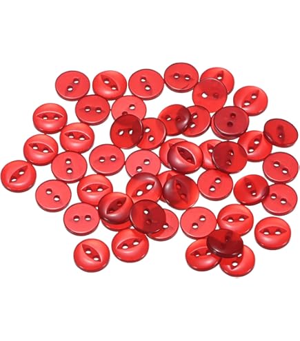 Boutons Ronds En Résine Verts - 9mm Diamètre, 2 Trous - Pour Vêtements, DIY, Décoration - Lot De 12 Pièces