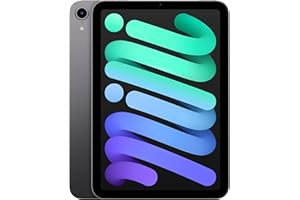 Apple iPad mini (6. generacji): czip A15 Bionic, ekran Liquid Retina 8,3 cala, 256 GB, Wi‑Fi 6, aparat przedn 12 MP, aparat tylny 12 MP, Touch ID, bateria na cały dzień – gwiezdna szarość