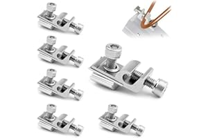 QIYICHE 6 Stück Solar-erdungsclip, Solar PV Grounding, Solarmodul Befestigung Photovoltaik Unterstützung, für Photovoltaik Solarbefestigung Befestigungen, Erdungsösen Solarmodul Befestigung (6 Stück)