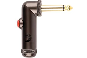 PLANET WAVES D'Addario DIY 1/4" Right Angle Plug with Latching Circuit Breaker Switch