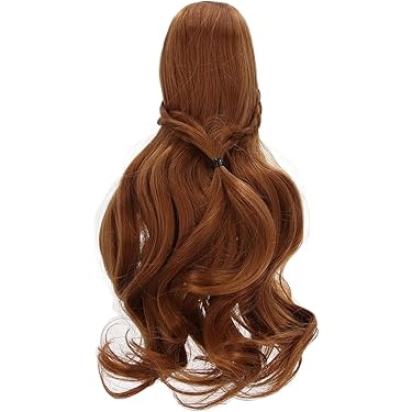 Capelli Finti Per Bambole - Set 5 Pezzi Con Ricci Corti E Frangia Per DIY Barbie E Bambole 1/3 1/4 1/6 - Foto 8