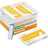 Adeste – 10 scatole test COVID 19 Tamponi Rapidi Nasali. Validato Nuove Varianti Dicembre 2023. Sensibilità 100% a carica vir