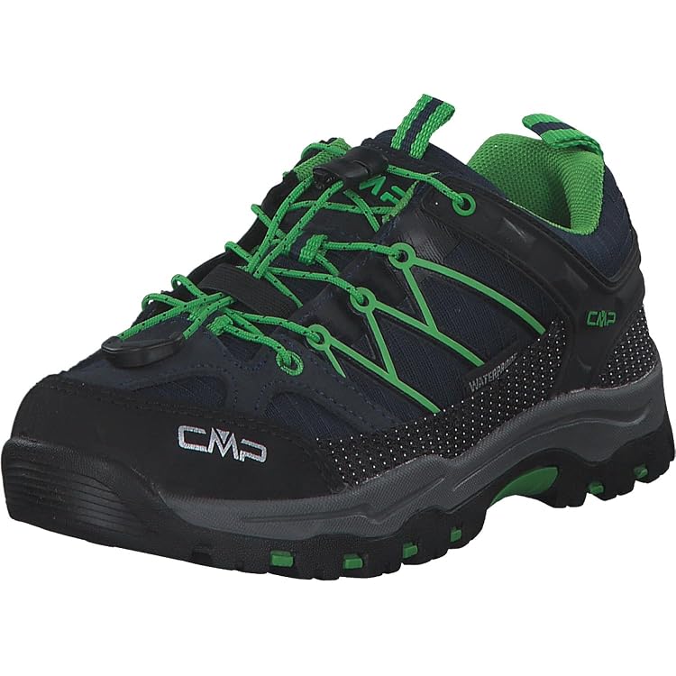 Scarpe Da Trekking CMP Rigel Low WP Per Bambini - Impermeabili, Supporto Caviglia, Taglia 28 EU, Blu