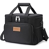 Lifewit Thermal Bag Food Carrier 9L (12 Cans), Work Food Bag for Men and Women, Lunch Bag for Lunch Box, Half Bags Portable C