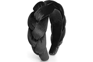 DRESHOW Cerchietti Intrecciati per Donna Velluto Cerchietto Elastico Criss Cross Accessori per Capelli