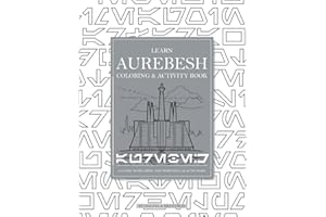 Learn Aurebesh Coloring & Activity Book: A Guide to Reading and Writing Galactic Basic