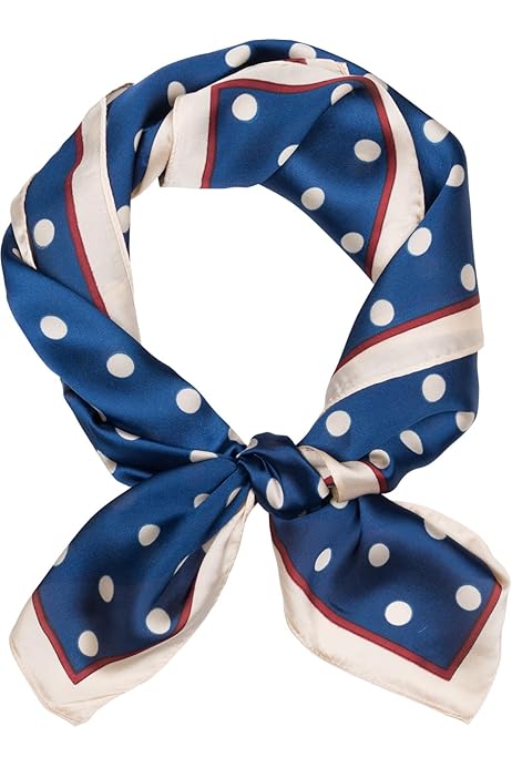 Foulard Carré Femme 53x53cm En Soie Synthétique - Motif Impressionniste Cactus, Multi-usage, Travail Ou Loisirs