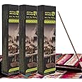 Haga Oud Vietnam Agarwood Incense Sticks (Pack Of 3) - Premium SOY1s, 44 sticks 16cm Length, 3mm 25g/each - Aromatic and Long-Lasting Fragrance for Home and Office | Gift