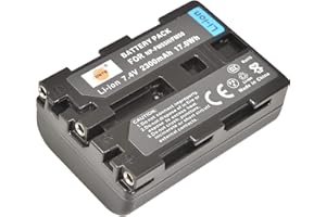 DSTE DE NP-FM50 NP-FM55H DSTE - Batteria di ricambio compatibile con fotocamera NP-FM30 NP-FM51 CCD-TR108,TR208,TRV116,TRV118,TRV126,TRV128,TRV138