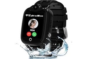 ELEJAFE Reloj Inteligente Niño, 4G Reloj GPS Niños Localizador y Llamadas Smartwatch Niños Teléfono Videollamada Impermeable SOS Móvil Juego Voz Chat Despertador Clase Modo, Reloj Niños Estudiante Regalo