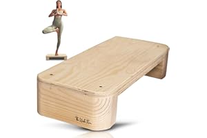 TWR ONLY WOOD Step Madera Ecológico: Plataforma de 68x29x14 cm, Realizado en Pino 100% Natural