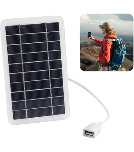 Panneau Solaire Portable Monocristallin 30W 5V - Ultra Mince (5 Mm, 300x145 Mm), Avec Sortie USB, Pour Charger Téléphone, Batterie Externe En Randonnée, Camping