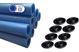 Clever Leon Mousse De Protection pour Trampoline pour 8 Poteaux De Trampoline Accessoires De Rechange 180 cm