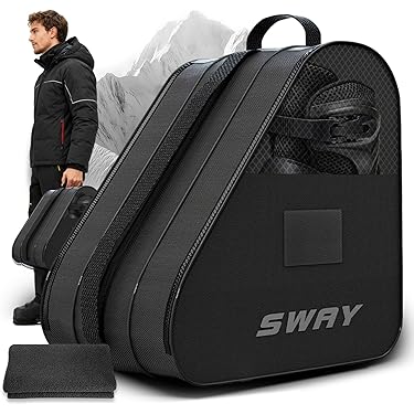 Leichte Schlittschuhtasche Mit Tragegriff & Verstellbarem Riemen – Wasserdicht, 39x42x20 Cm, Für Skates & Schutzausrüstung