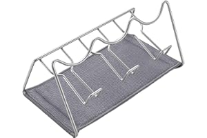 Metaltex Sodatex 3 Flaschenhalter für 3 Flaschen mit Deckelhalter und Auffangtuch, Grau