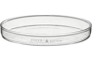 Corning Pyrex Verre Borosilicate Petri avec couvercle, 55 mm de diamètre x 17 mm de hauteur (lot de 12)