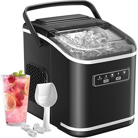 Acmeenjoy máquina de hielo portátil 12 kg 24 horas
