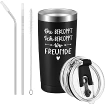Tazza stampata con scritta in lingua tedesca Du bist mein Lieblings Muggel - regali divertenti - regalo per mamma, papà, amici, compleanno, San Valentino, Natale, per uomini e donne, colore bianco