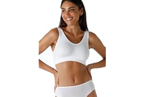 Lovable Reggiseno Senza Ferretto Invisibile, Brassière, Top Sportivo, Sport Yoga in Microfibra Senza Cuciture Seamless, Active Comfort Donna