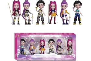 GENERIC Muñecas Figura, Set de 6 Figuras de Serie Animados, Juguetes Guerreras, Ideal para Coleccionar y Regalo para Fans