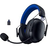 Razer BlackShark V3 X HyperSpeed for PlayStation - Kablosuz E-spor Kulaklığı - Ultra Hafif 270g - S&uuml;r&uuml;c&uuml;ler 50mm - &Ccedil;ıkarılabi