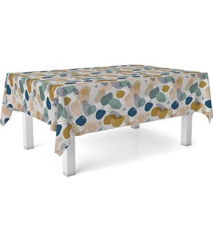 Tovaglia Antimacchia Cucina Coccinella Bordata Cotone Plastificato Proteggi Tavolo Copritavolo Rosso 135x230 Cm 49448750