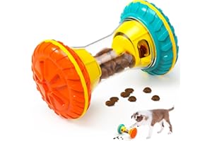 MateeyLife Jouet Interactif pour Chien - Distributeur de Croquettes, Jeu d'Intelligence pour Occuper et Stimuler Votre Chien