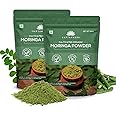 SAPTAMVEDA 100% Organic Moringa Powder 1Kg (500GM X 2) | Immunity Booster | Drumstick Leaf Powder | Natural Multi-vitamin | Anti-Oxidant | Good for Hair & Skin | Protein Rich