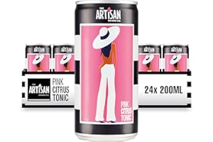THE ARTISAN DRINKS COMPANY Artisan Pink Citrus Tonic Can, 200ml (Case 24)