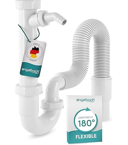 Sifone Per Orinatoio Alcaplast A45B - Bianco, Ø 50mm - Foto 5