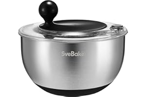 ‎SVEBAKE SveBake Salatschleuder Edelstahl groß