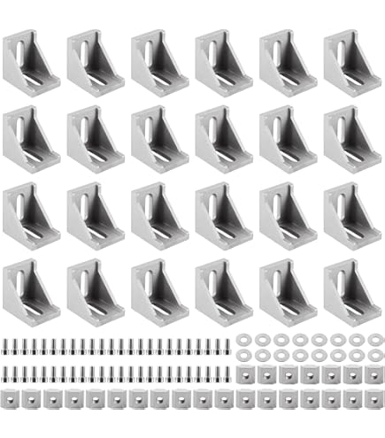 Aluprofil Winkelverbinder 30x30 - Eckwinkel Für Strebenprofil Montage