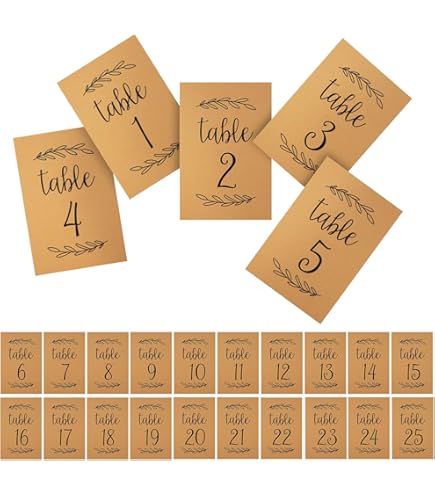 10 Numéros De Table En Toile De Jute - Décoration Mariage Rustique - Étiquettes Tables 1 à 10