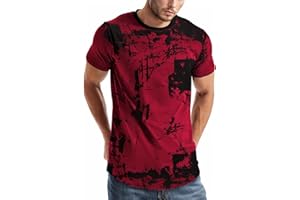 comefohome Mens T-Shirts Graphic Fashion Tshirt UK Casual Short Sleeve Tee Tops Hipster Hip Hop T Shirts Cool Shirt