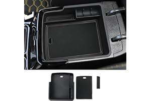 CDEFG Kompatibel mit Kia Ceed SW Proceed GT 2018-2024 2025 Mittelkonsole Organizer Aufbewahrungsbox XCeed GT Aufbewahrung Auto Center Console Tray Ceed SW 2025 Zubehör (Schwarz)