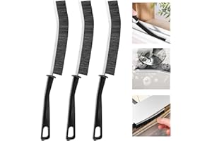 BAROCE 3 Pezzi Spazzole Per Pulire - Spazzola Pulizia Casa, Spazzola Per Pulizia Di Gap Multifunzionale, Strumenti Di Pulizia Per Uso Domestico, Casa, Cucina, Bagno, Finestra (Nero)
