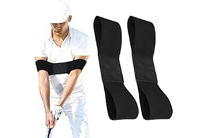 JIYIN 2 Stück Golfschwung Trainer Hilfe, Golfschwung Band Golf Swing Band Swing Trainer Handgelenk Golf Armbewegung Korrekter Gürtel Arm Corrector für Golfer Anfänger