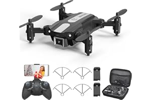 Wipkviey T25 Drohne mit kamera 1080p, Faltbar Mini Drohnen für Anfänger Erwachsene, FPV RC Quadrocopter mit 2 Batterien, WiFi Übertragung, Headless-Modus, Schwerkraft kontrolle